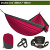 Portable Lightweight Nylon Parachute Material Hammock