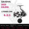 DAIWA 2025 CALDIA LT Fishing Reel Spinning Reel For Freshwater 6+1BB Drag 5-12kg  AIRDRIVE DESIGN MONOCOQUE BODY