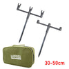 Hirisi Carp Fishing Rod 3 Pod Set with Carry Bag