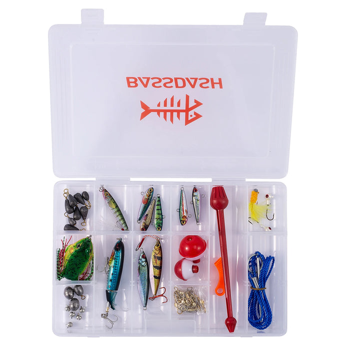 Bassdash 3600 Tackle Storage Tray with Adjustable Dividers – Pro