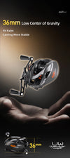Histar Giu 99 Carbon BFS Baitcasting Reel 8.1:1 4KG Drag Power