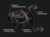 KastKing Brutus Baitcasting Reel 7.2:1 Ratio 5+1BB 8KG Max Drag
