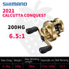 Shimano CALCUTTA CONQUEST (2021/2022) Baitcast Reel 13+1BB Max Drag 6KG