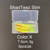 Westin Shadteez Slim Soft Shad Bait 7.5cm 3g 10cm 6g 12cm 10g