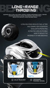 BearKing Zeus Pro Carbon BFS Baitcast Reel 8+1BB 7Kg Max Power 7.3:1
