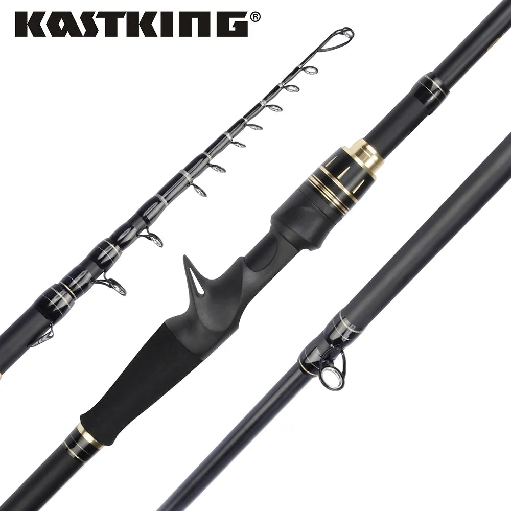 KastKing BlackHawk II Telescopic Fishing Rod