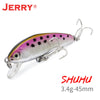 Jerry SHUHU Ultra-thin Sinking Wobbler Crankbait 45mm 3.4g