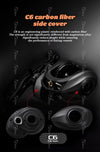Abu Garcia REVO 4 BEAST Baitcasting Reel 5.8 7.3 7+1BB 14KG Braking Force Carbon Fiber