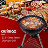 Cusimax Portable Charcoal BBQ Grill 22.5 inch