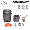 Widesea Portable Camping Stove & Cookware Set 1.3L Pot 440ML