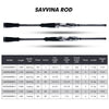 Goture SAVVINA MAGICIAN Spinning/Casting Carbon Rod 4PC 1.8m/2.1m/2.4m/2.7m