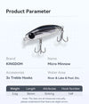 Kingdom Micro Minnow Ultra Slow Sinking Lure 2.6g 36mm
