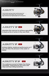 Daiwa Airity (2023) Spinning Reel 10-13+1/BB 4.9:1/5.1:1/5.9:1/5.2:1/5.7:1/6.2:1/4.6:1