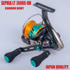 Lurekiller New Arrival Carbon Body Spinning Reel Egi Reel Sephia LT2500S/3000S/2500S-DH/3000S-DH 5.2:1 8+1BB Ultra Light Reel