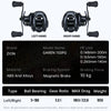 ZION GAREN 150PG Power Gear Fishing Bait Reel 10kg MAX Drag 5.0:1 Magnetic Braking System 5+1Bearing 185g Saltwater Fishing Reel