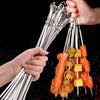 10/20/30/50/100Pcs Reusable Stainless Steel BBQ Skewers