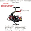 Shimano BB-X TECHNIUM FIRE BLOOD (2024) Spinning Reel 16+1BB 7.2:1 6.6:1 10Kg Max Drag