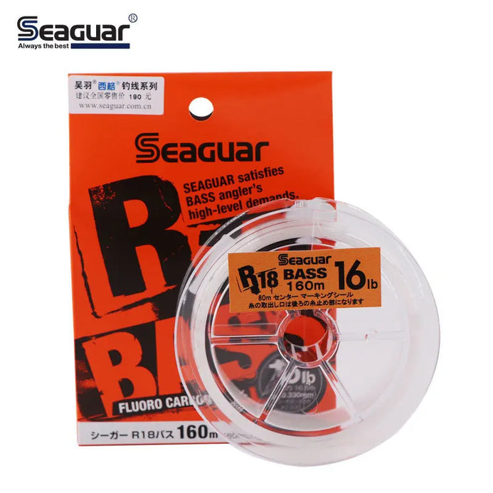 Seaguar R18 BASS Fluorocarbon Fishing Line 3LB-20LB 160m – Pro Tackle World