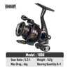 Kingdom Micro Fly PRO Spinning Reel 160g Utra light 8+1BB 8KG Max Drag 5.2:1