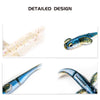 RAVENCRAFT Drunk Shad Slow Sinking Soft Shakier 2.7/3.2/3.7inch  5/6/7PCS