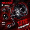 Seasir Mansory Pro Carbon BFS Baitcasting Reel Double Spools 7+1 BB 7.1:1/8.1:1 Max Drag 5kg