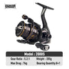 Kingdom Micro Fly PRO Spinning Reel 160g Utra light 8+1BB 8KG Max Drag 5.2:1