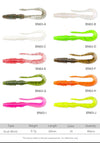 Tsurinoya 40pc Grub Lure Set 63mm 0.7g