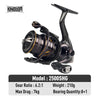 Kingdom Micro Fly PRO Spinning Reel 160g Utra light 8+1BB 8KG Max Drag 5.2:1