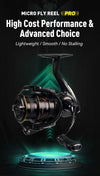 Kingdom Micro Fly PRO Spinning Reel 160g Utra light 8+1BB 8KG Max Drag 5.2:1