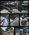 PureLure FLIGHT CEDAN Baitcasting Trout/Perch Rod 2-5PC 1.75m/1.85m/1.9m/2.08m