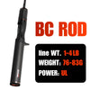 Seasir Black Arrow BFS Casting/Spinning Rod 1.5-1.8m Lure Weight 0.8-10g UL 2PC