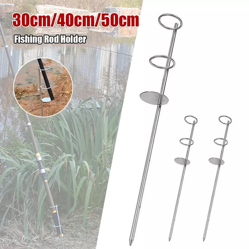 30/40/50CM Stainless Steel Ground Spike Rod Holder – Pro Tackle World