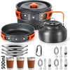 Camping Cookware Set for 2-3 Persons