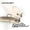 RAVENCRAFT Drunk Shad Slow Sinking Soft Shakier 2.7/3.2/3.7inch  5/6/7PCS