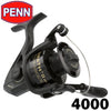 PENN WRATH II Spinning Reel 2500-8000 Lightweight corrosion resistant body 3 Ball Bearings