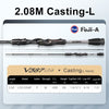 Histar V587 Spinning/Casting Crossline Rod 2PC FAST 1.95m-2.59m