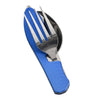 Foldable Camping Utensil Set - Multi-Functional Knife/Fork/Spoon Combo
