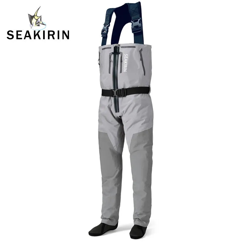 Seakirin Breathable Waterproof Zip-Front Chest Fishing Waders – Pro Tackle  World