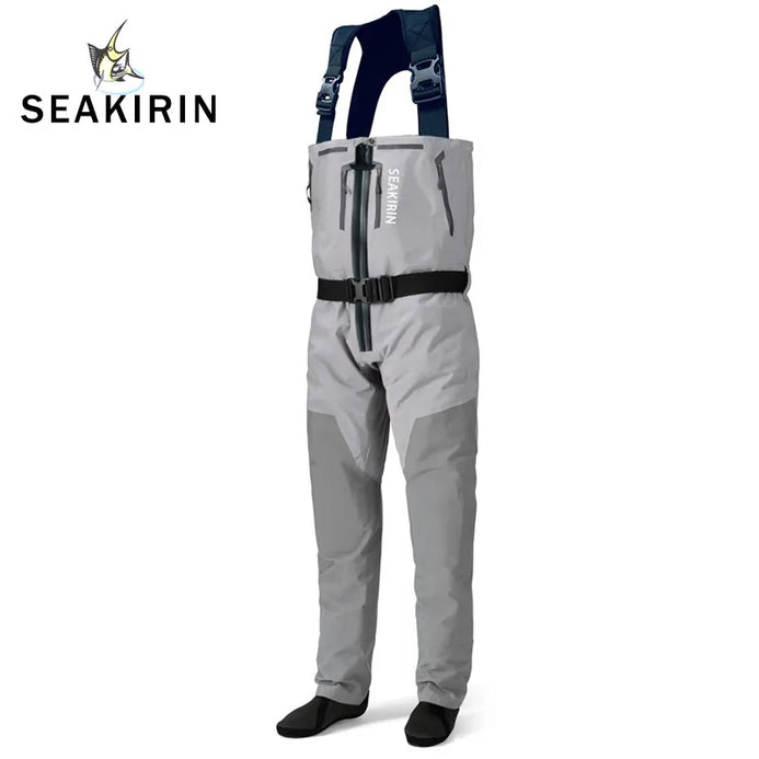 Seakirin Breathable Waterproof Zip-Front Chest Fishing Waders