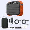 Portable Power Station 1000W with Built-in Solar Panel LiFePO4 Battery Pack AC/DC/USB/PD Outputs