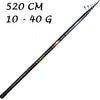 UDOCHKA Cobra Telescopic Spinning Carbon Rod FAST 3.8m 5.2m