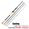 SeaKnight Rapier Series Fishing Rod 1.68m/1.8m/2.1m/2.4m/2.7m/3.0m 3/4PCS