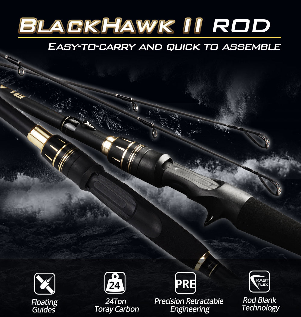 Kastking Blackhawk II Telescopic Fishing Rod, Sports Equipment
