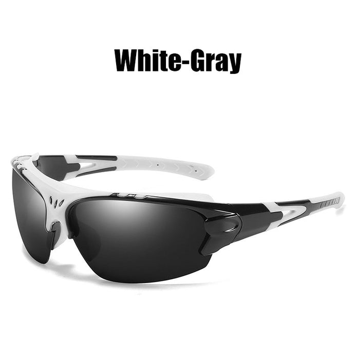 JSJM Polarized Fishing Sunglasses C5 Black Gray