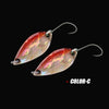 Goture 2pcs/pack 3cm/2.8g or 3.5cm/4g Micro Fishing Spoon Lure