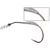 TheTime 5pcs/Lot Weighted Offset Worm Hook