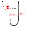 BadgerKing Aberdeen Fishing Hook 100pcs/lot