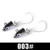 FTK 2pcs/lot 5g 12g 25g Jig Head Hook