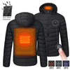 Mens 9 Zone USB Winter Heated Jacket