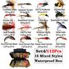 Wet/Dry Trout Fly Fishing Flies Collection 32-112Pcs